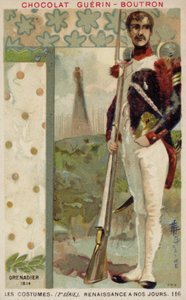 フランスのグレナディア、1814 作： French School
